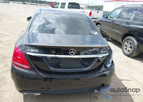 2016 Mercedes-Benz C 300 Sport 4Matic from USA, damaged, VIN 55SWF4KB2GU122867